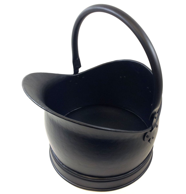 West Newbury Metal Log Carrier, Large, Black