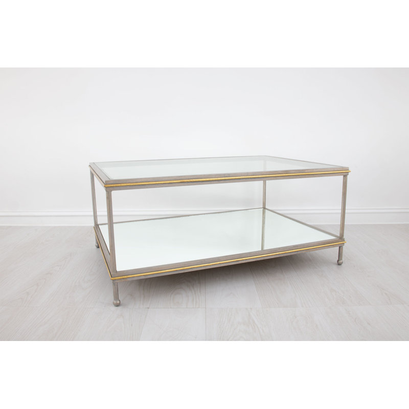 Lauren Coffee Table, Champagne/Gold