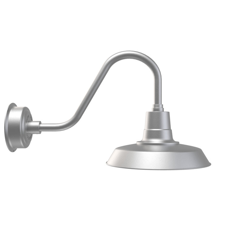Luminaire de grange d’extérieur oldage, Noir, 19.025" H x 21" W x 14.25" D