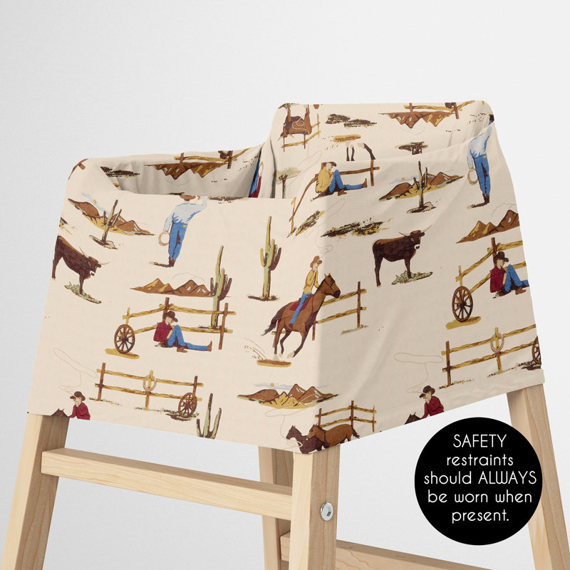 Housse de siège d'auto et d'allaitement Wild West Cowboy Multi Sweet par Sweet Jojo Designs