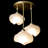 Ume Frosted Glass 3-Light Semi Flush Mount-66074644