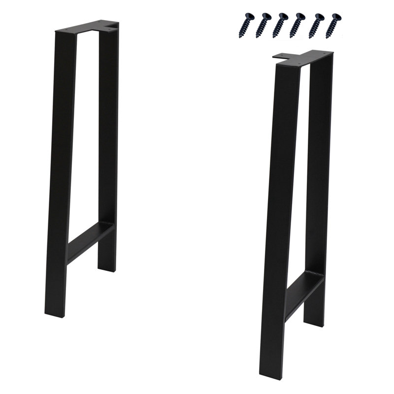 Menands Metal Table Legs, 32" H x 12" W x 2.4" D