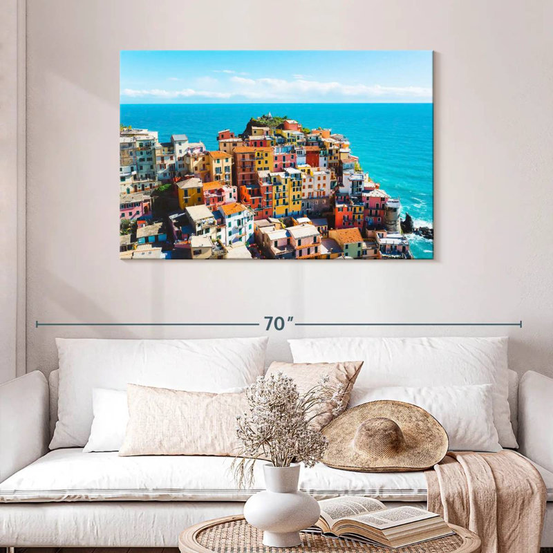 Cinque Terre Village, H 30 po x l 45 po