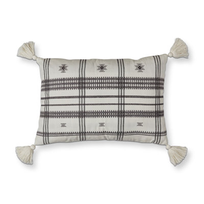 Cotton Lumbar Rectangular Pillow Cover & Insert