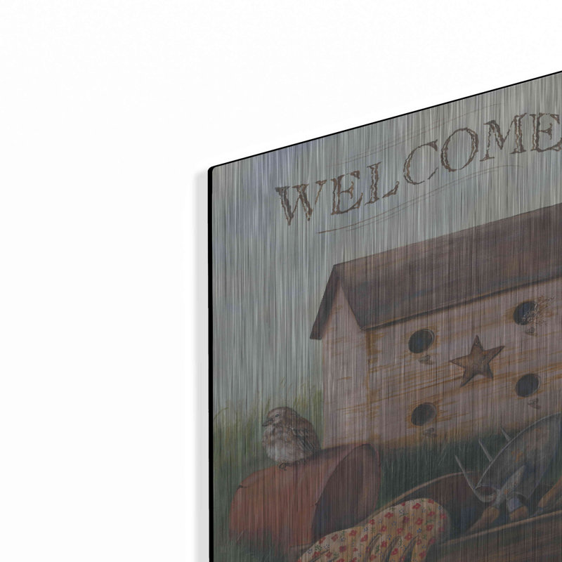 «Welcome Spring» par Pam Britton, H 16 po x l 12 po
