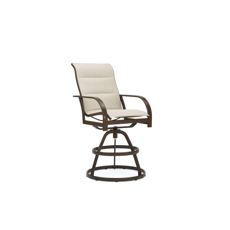 Key West Outdoor Swivel Bar Stool, Asgard Limonetto