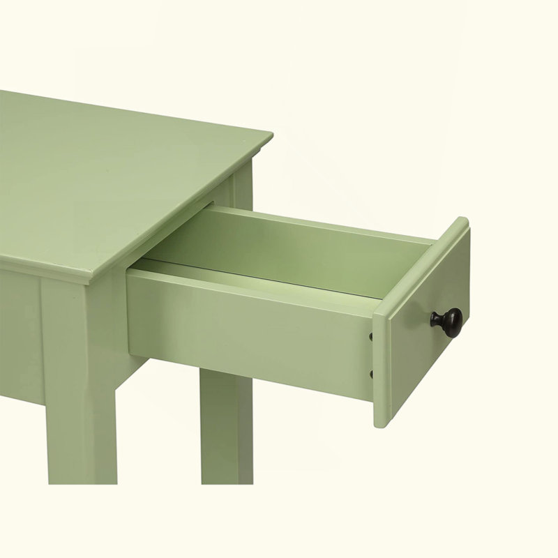 Plateau rectangulaire en bois avec un tiroir