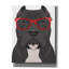 "Pitbull portant des lunettes de hipster 2" par Furbaby Affiliates