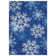 Christmas Rug Washable Rug for Living Room, Xmas Holiday Carpet with Non Slip TPR Backing, Soft Non Shedding Floor Covering, Low Pile Thin Foldable Mat for Bedroom Nursery
