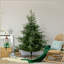 Arbre de Noël artificiel 6 pi avec 795 branches, ouverture automatique, base en acier, forme large, branches faciles à façonner-763265435