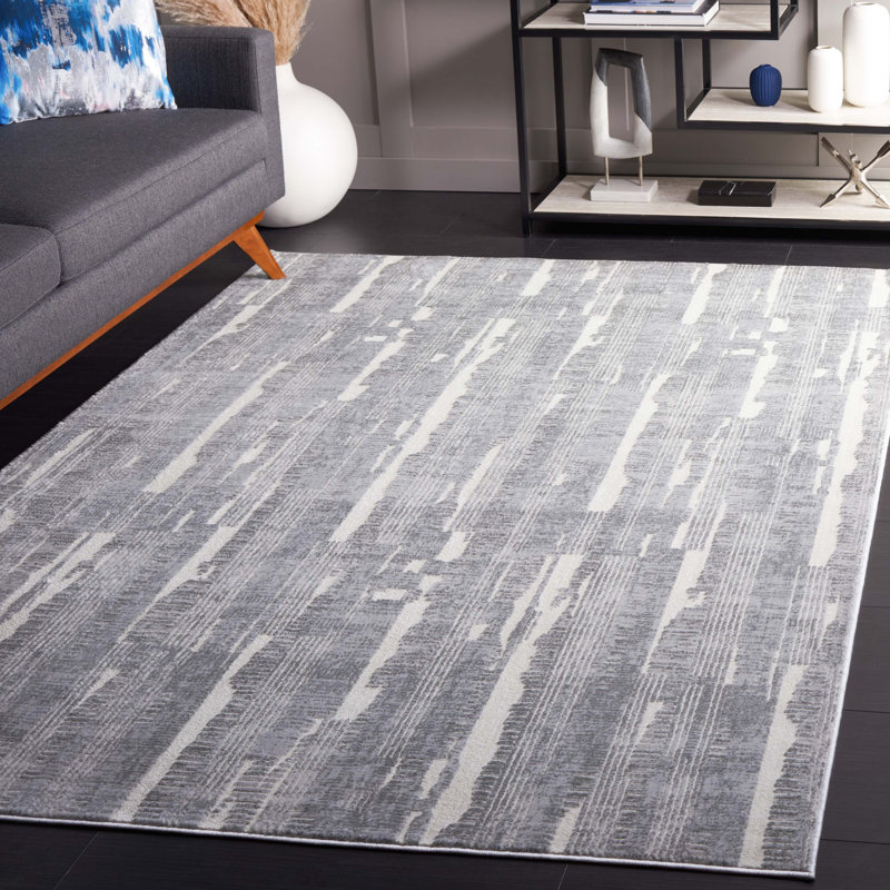 Whisper Performance Abstract Rug, Rectangle 5'3" x 7'6"