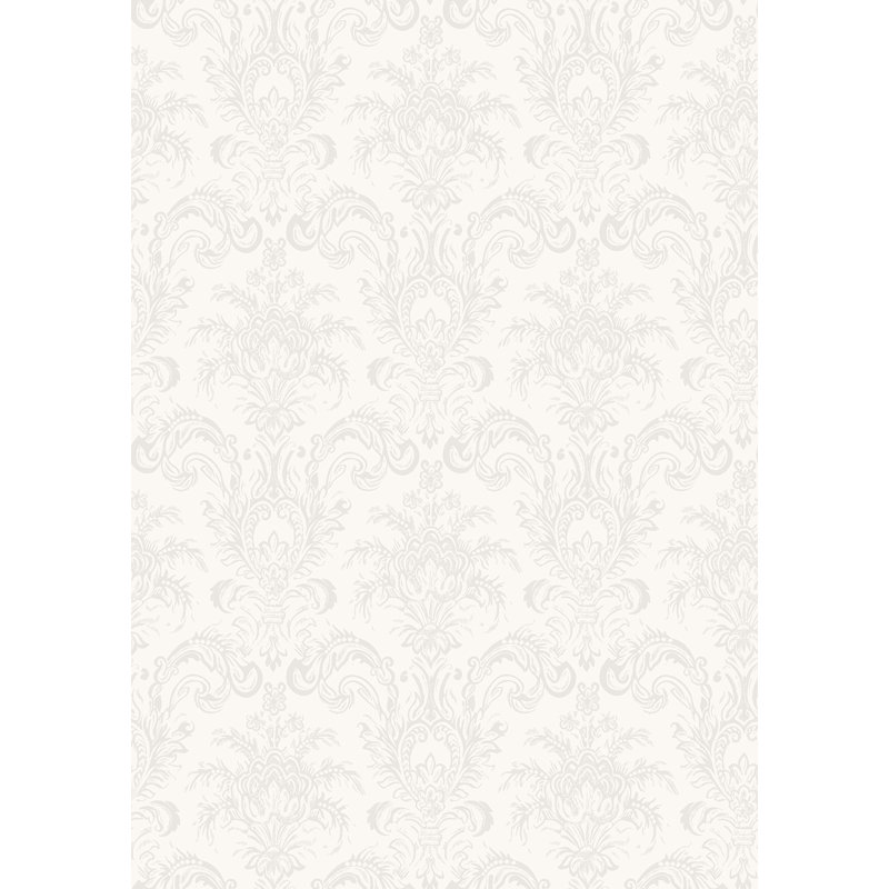 Elgin Classic Damask Design Embossed Satin 10m x 53cm Wallpaper Roll, Green
