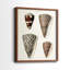 Impression encadrée de qualité supérieure Cone Shell - prêt à être accroché - aucun clou requis - aucun clou requis-108021691-108021694