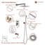 Calder Complete Shower System with Rough in-Valve-61901558