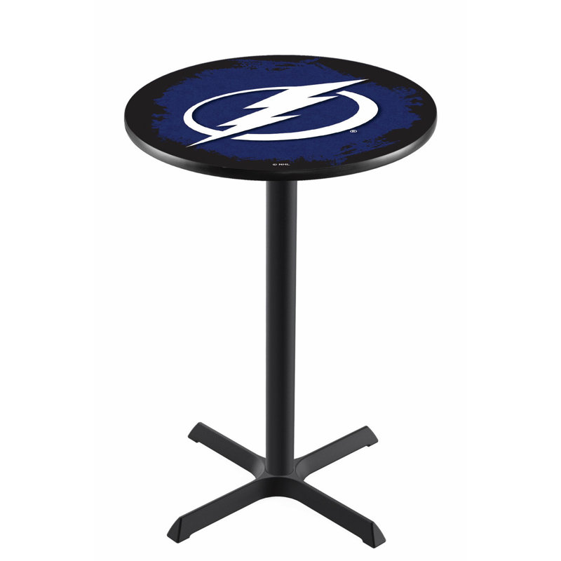 NHL Pub Table, Tampa Bay Lightning, 36" H x 30" L x 30" W