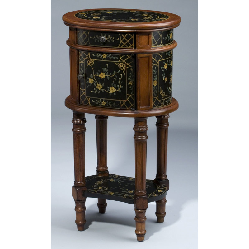 Solid Wood Top End Table