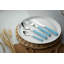 Grunwerg Cutlery Greenworks, 24 Piece Cutlery Set , Service for 6, Seersucker Stripe