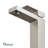 Single Hole Bathroom Faucet with Drain Assembly, Single Handle Bathroom Sink Faucet with Pop-up Drain Stopper-104438629