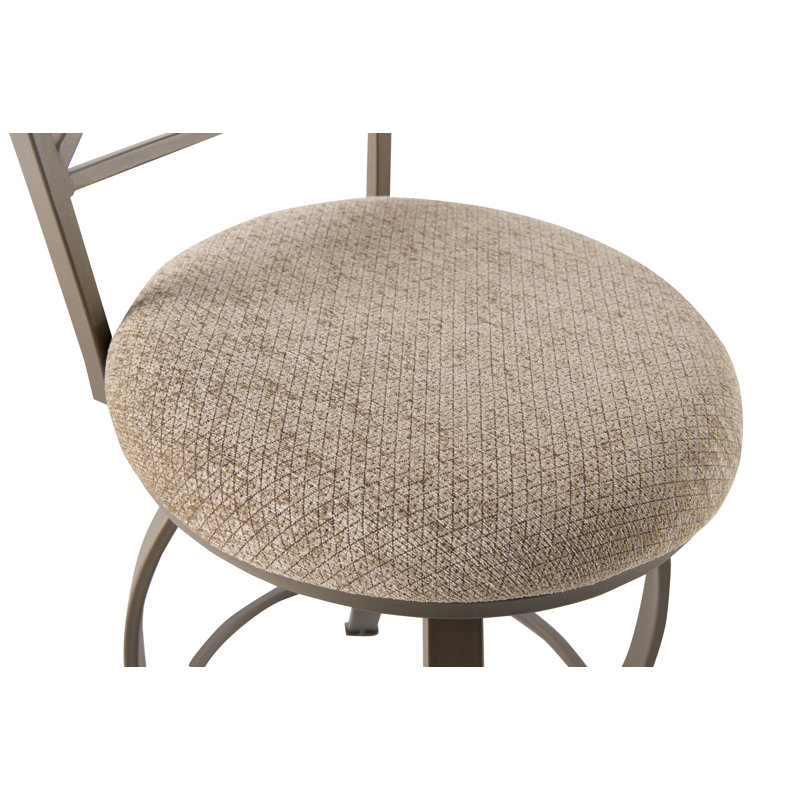 Jefferson Counter Stool, Counter Stool (24" Seat Height), Matte Champagne Gold