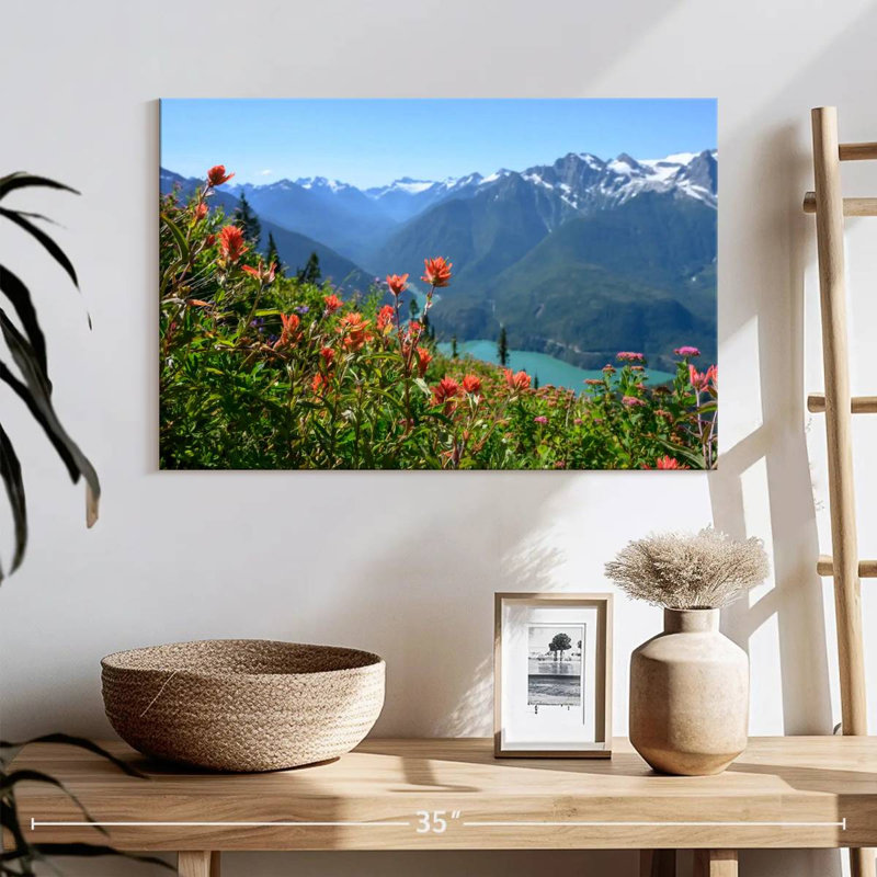 Hannes Diablo Lakeside Wildflowers, 16" H x 24" W