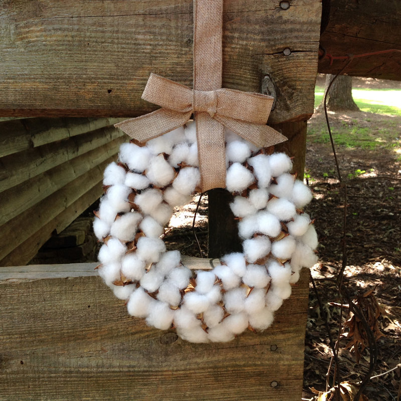 Couronne en coton 10 po en faux coton