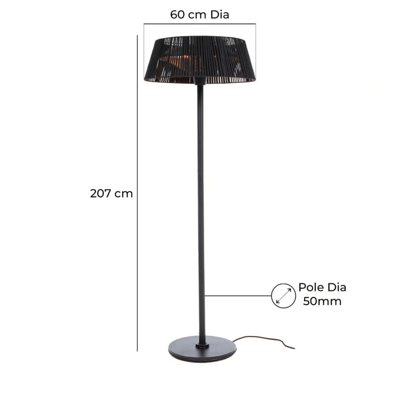 Electric Standing Patio Heater