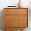 Commode d'appoint à 5 tiroirs en bois de cerisier Simple
