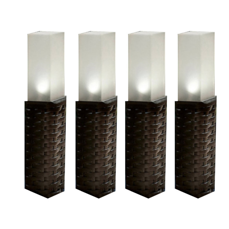 Francisco Brown Solar Powered Integrated LED Pathway Light