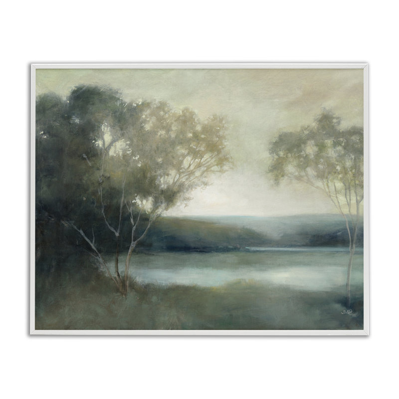 «Peaceful Early Lake», estampe numérique, design par Julia Purinton, H 11 po x l 14 po
