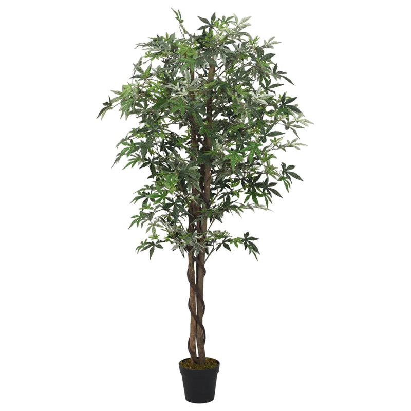 Faux Maple Tree in Pot, 150cm H x 90cm W x 18cm D