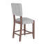 Ensemble de table de salle à manger 5 pièces à hauteur de comptoir, table de bar en faux marbre et 4 chaises rembourrées, ensemble de salle à manger moderne de style Mid-Century pour la salle à manger, cuisine de pub, petite place-1165628871