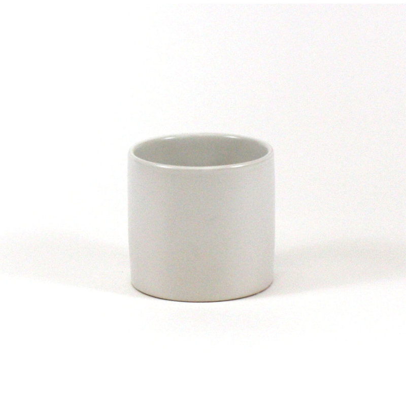 Vase de table en céramique, Blanc, H 5 po x l 5,5 po x p 5,5 po