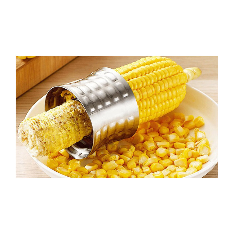 2-Piece: Stainless Steel Corn Cob Peelers