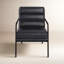 Keeley 23.5" W Top Grain Leather Armchair-1421850148