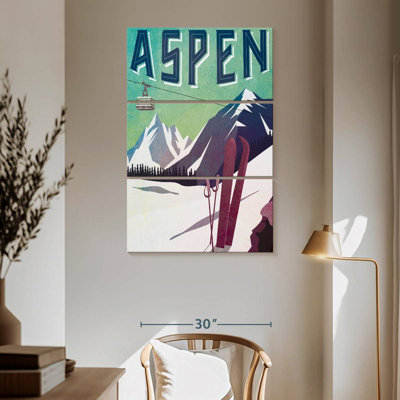 Montagnes enneigées Alvord Aspen