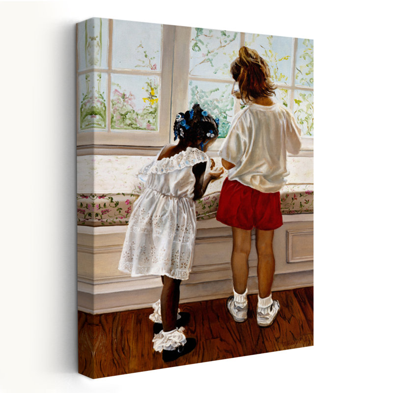 Best Friends - Art figuratif multicultures pour enfants, H 24 po x l 16 po