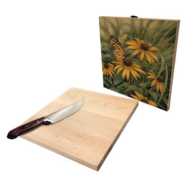 Maple and Wine Barrel Mini Cutting Board - Pinecone Home