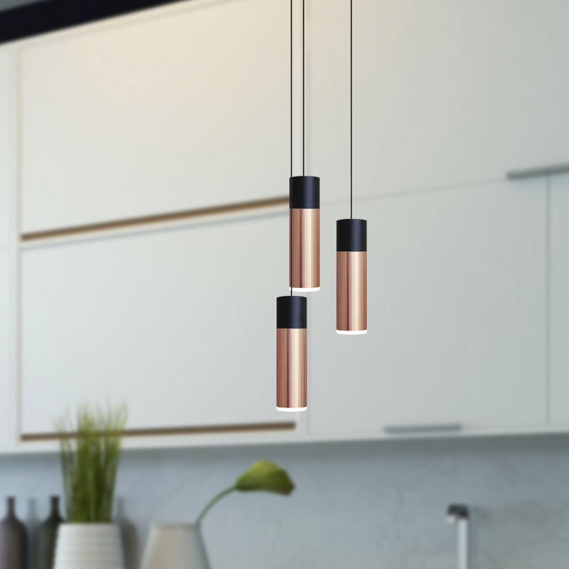Costigan 3 - Light Cluster Pendant, Copper