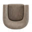 Fauteuil demi-tonneau pivotant