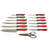 MegaChef 14 Piece Stainless Steel Knife Block Set
