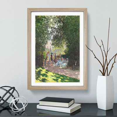 The Parc Monceau Vol.1 by Claude Monet - Picture Frame Painting
