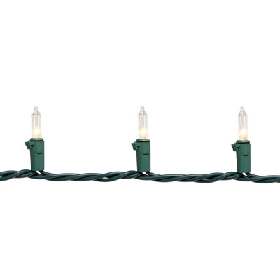 100-Count Mini Christmas Light Set 20.25ft Wire
