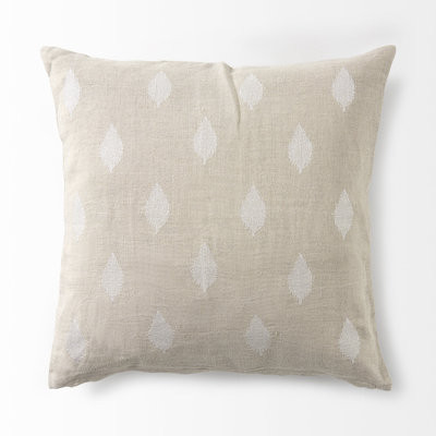 Housse de coussin carré en lin Soma