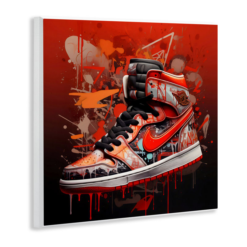 Plaque murale Shades Of Red Sneaker, design par Creative Studio