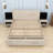 Modern Floating Platform Bed with LED Lighting and Built-in Nightstands-482075722-482075721