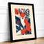 Fox in Foliage Boho - Framed Print-775573984-775573985