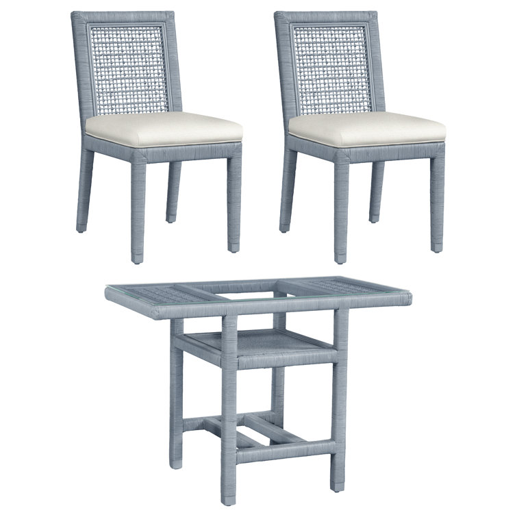 1 - Person Glass Top Pedestal Dining Set