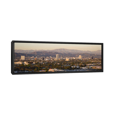 " Buildings In A City, Miracle Mile, Hayden Tract, Hollywood, Griffith Park Observatory, Los Angeles, California "