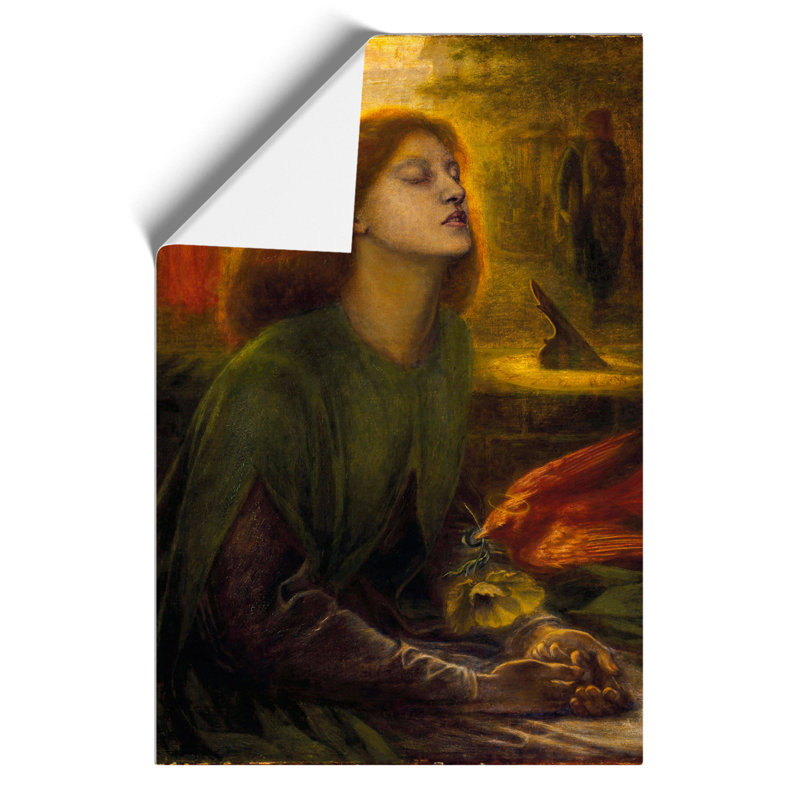 Beata Beatrix by Dante Gabriel Rossetti - No Frame Painting, 59cm H x 42cm W x 0.1cm D