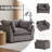 Heffernan 44.49" Accent Chair With Ottoman-1955858526